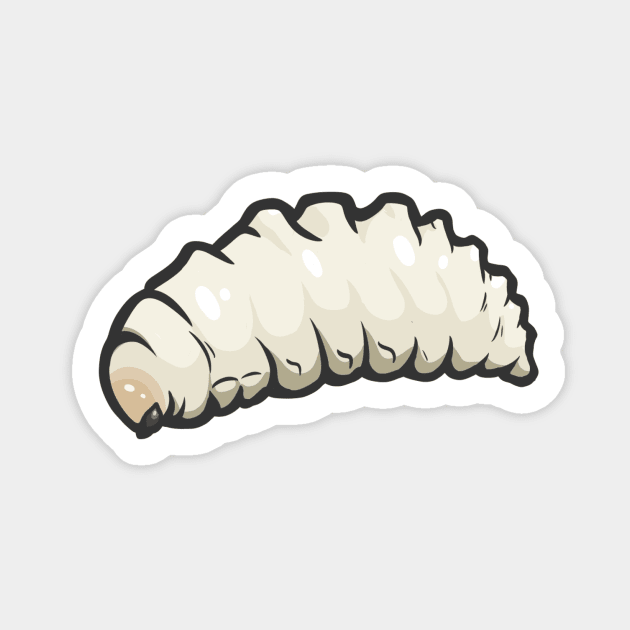 Eurytoma larva Sticker by Ginboy